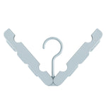 Foldable Clothes Hanger Drying Rack with 4 Hidden Clips for Home / Travel, Random Color Delivery, Foldable Clothes Hanger