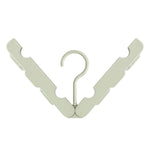 Foldable Clothes Hanger Drying Rack with 4 Hidden Clips for Home / Travel, Random Color Delivery, Foldable Clothes Hanger