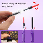 3 PCS School Office Extra Fine Titanium Alloy Nib Transparent Piston Fountain Pen(Black), Random Delivery(0.5mm/0.38mm Nib), HC3328B, HC3328E, HC3328F, HC3328G, HC3328L, HC3328LG, HC3328P, HC3328R, HC3328TE, HC3328TG, HC3328TH, HC3328TL, HC3328TT      ...