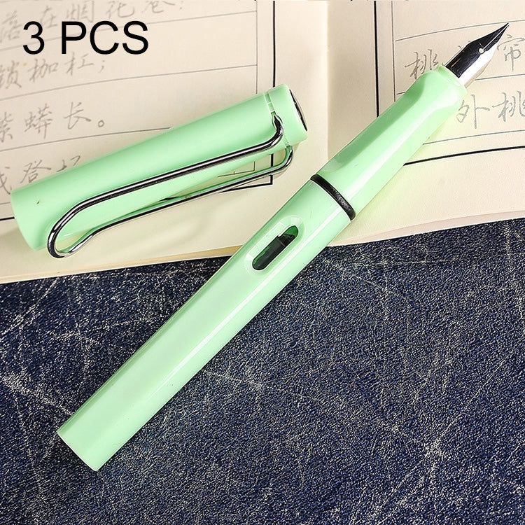 3 PCS School Office Extra Fine Titanium Alloy Nib Transparent Piston Fountain Pen(Black), Random Delivery(0.5mm/0.38mm Nib), HC3328B, HC3328E, HC3328F, HC3328G, HC3328L, HC3328LG, HC3328P, HC3328R, HC3328TE, HC3328TG, HC3328TH, HC3328TL, HC3328TT      ...