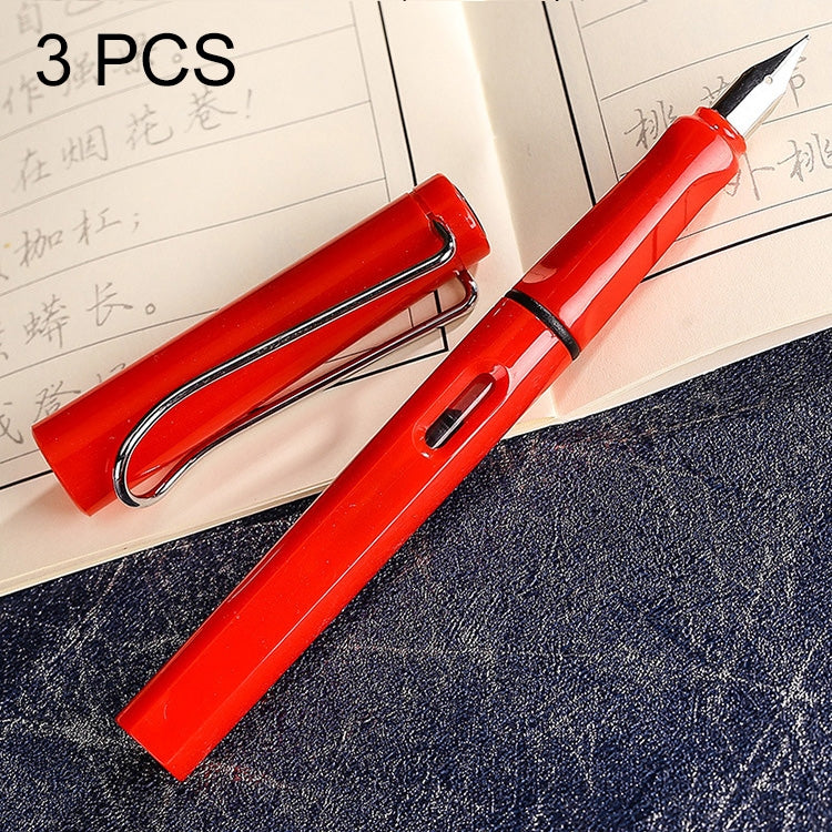 3 PCS School Office Extra Fine Titanium Alloy Nib Transparent Piston Fountain Pen(Black), Random Delivery(0.5mm/0.38mm Nib), HC3328B, HC3328E, HC3328F, HC3328G, HC3328L, HC3328LG, HC3328P, HC3328R, HC3328TE, HC3328TG, HC3328TH, HC3328TL, HC3328TT      ...