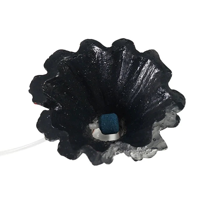 Artificial Tree Plant Grass Fish Tank Decoration Volcano Rock Landscape, Creative Rockery Resin Ornaments Aquarium Air Pump, Size: L, 15*9.5*3.3 cm, Size: L, 15*9.5*3.3 cm
