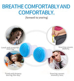 2 PCS 2 in 1 ABS Silicone Anti Snoring Air Purifier
