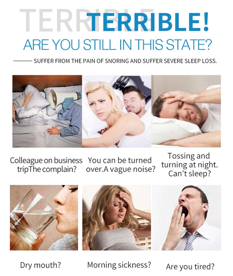 2 PCS 2 in 1 ABS Silicone Anti Snoring Air Purifier