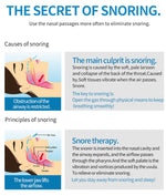 2 PCS 2 in 1 ABS Silicone Anti Snoring Air Purifier