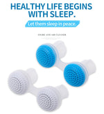 2 PCS 2 in 1 ABS Silicone Anti Snoring Air Purifier