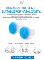 2 PCS 2 in 1 ABS Silicone Anti Snoring Air Purifier