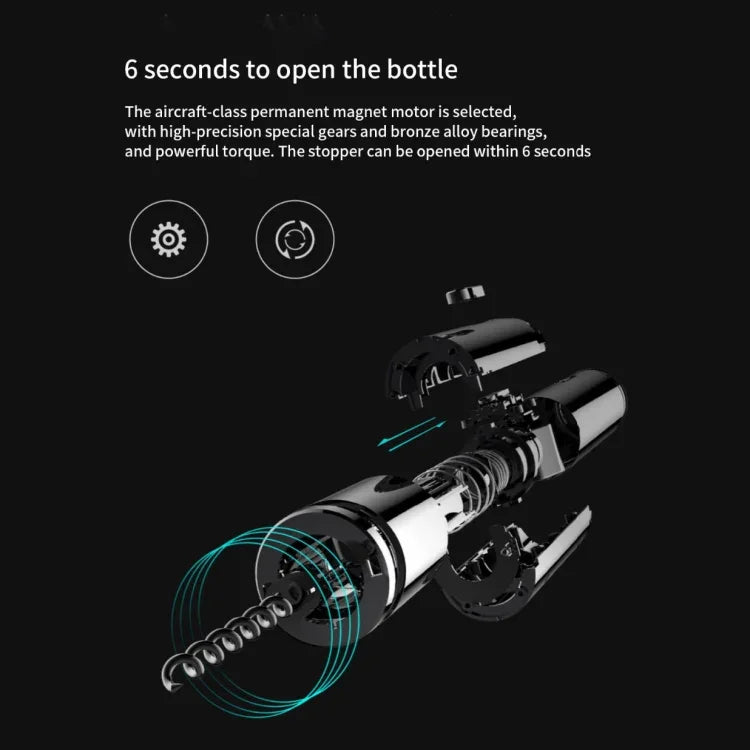 Original Xiaomi Youpin Huohou Automatic Wine Bottle Kit Electric Corkscrew With Foil Cutter, Corkscrew