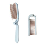Portable Folding ABS Handle Makeup Hair Comb, Length: 18cm