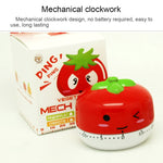 Vegetable Kitchen Timer Cooking Mechanical Timing Tool Count Down Alarm, Random Color Delivery, RB208