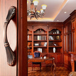 6029-96 Solid Wood Furniture Cabinet Handle Red Bronze Handles, 6029-96