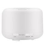 T500 Remote Control Clear White Air Humidifier Automatic Alcohol Sprayer Essential Oil Diffuser Ultrasonic Mist Maker Ultrasonic Aroma Diffuser Atomizer Color LED, Capacity: 500ml, DC 24V, US Plug, Clear White (500ml), Wood Pattern (500ml)