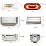 1052-32 Simple European Furniture Drawer Hidden Buckle Handle (Brushed), 1052-32