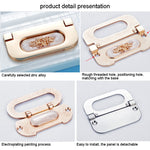 1052-32 Simple European Furniture Drawer Hidden Buckle Handle (Brushed), 1052-32