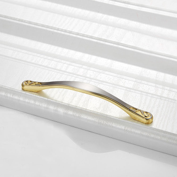 4041-128 Double Gold Zinc Alloy Cabinet Handle Pitch: 128mm, 4041-128 Double Gold