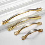 4041-128 Double Gold Zinc Alloy Cabinet Handle Pitch: 128mm, 4041-128 Double Gold