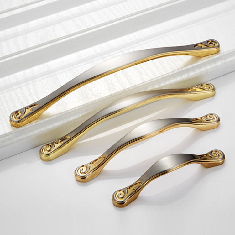 4041-128 Double Gold Zinc Alloy Cabinet Handle Pitch: 128mm, 4041-128 Double Gold