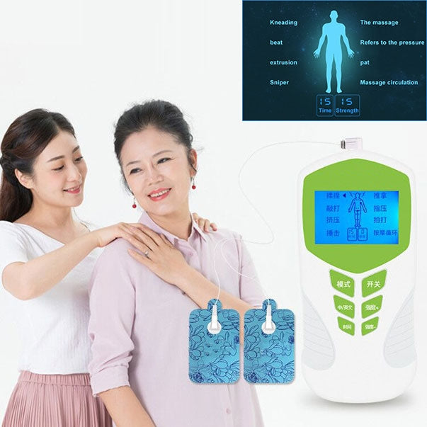 JCS-1015 LED Display Home Multi-function Voice Electronic Massage Instrument Timing Meridian Physiotherapy Instrument