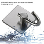 MYD-1038 304 Stainless Steel Sticky Hook Kitchen Bathroom Multi-functional Hole Free Wall Mount Holder, MYD-1038