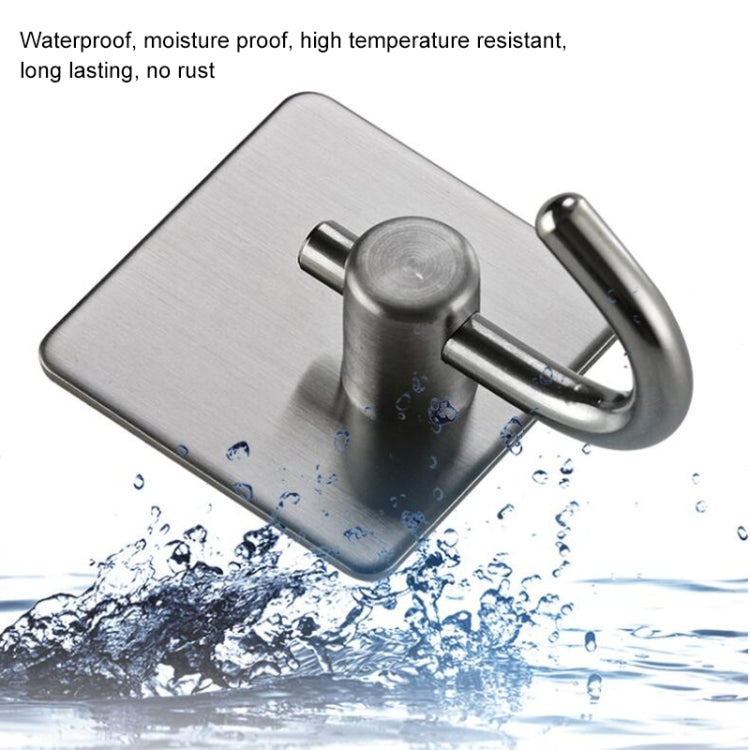MYD-1038 304 Stainless Steel Sticky Hook Kitchen Bathroom Multi-functional Hole Free Wall Mount Holder, MYD-1038