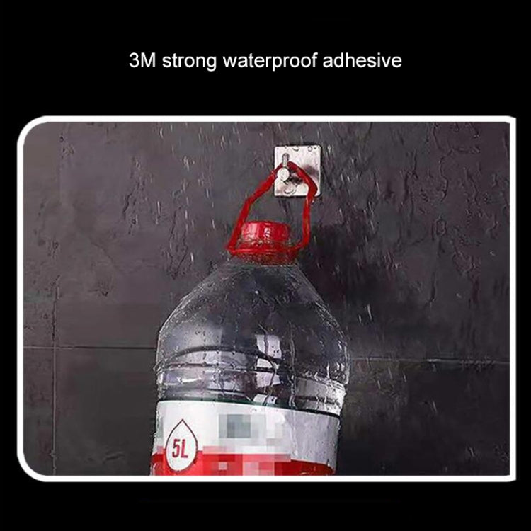 MYD-1038 304 Stainless Steel Sticky Hook Kitchen Bathroom Multi-functional Hole Free Wall Mount Holder, MYD-1038