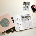 5 inch DIY Creativity Insert Type 3R Flushing Iron Ring Family Photo Album, 5 inch