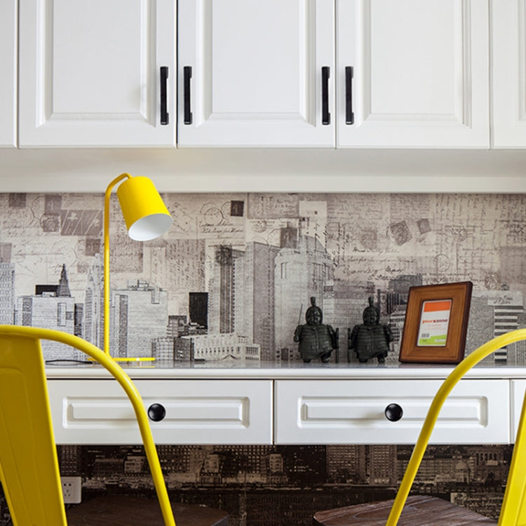 6613-224 Simple Cabinet Door Handle Drawer Wardrobe Zinc Alloy Handle, 6613-224(Black Red)