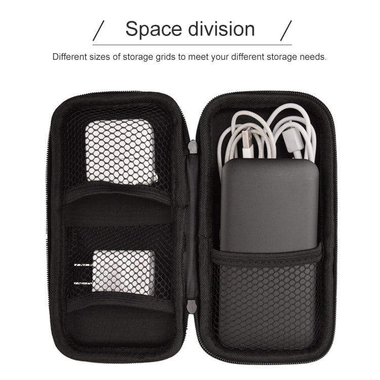 Multi-function Travel Mobile Power Earphone Electronic Product Storage Box Protective Bag, Earphone Storage Box