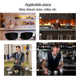 9 in 1 Stainless Steel Cocktail Shaker Tools Set with Wooden Mount, Capacity: 350ml, 350ml