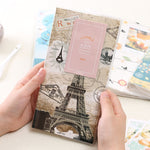 3 inch DIY Creativity Insert Type Mini Exquisite Photo Album, Baymax Pattern, Four Leaf Clover Pattern, Many Trees Dry Pattern, Forest Deer Pattern, Iron Tower Pattern, Little Swallow Pattern