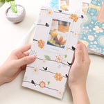 3 inch DIY Creativity Insert Type Mini Exquisite Photo Album, Little Swallow Pattern, Baymax Pattern, Four Leaf Clover Pattern, Many Trees Dry Pattern, Forest Deer Pattern, Iron Tower Pattern