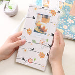 3 inch DIY Creativity Insert Type Mini Exquisite Photo Album, Baymax Pattern, Four Leaf Clover Pattern, Many Trees Dry Pattern, Forest Deer Pattern, Iron Tower Pattern, Little Swallow Pattern