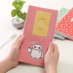 3 inch DIY Creativity Insert Type Mini Exquisite Photo Album, Baymax Pattern, Four Leaf Clover Pattern, Many Trees Dry Pattern, Forest Deer Pattern, Iron Tower Pattern, Little Swallow Pattern