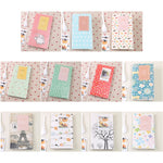 3 inch DIY Creativity Insert Type Mini Exquisite Photo Album, Baymax Pattern, Four Leaf Clover Pattern, Many Trees Dry Pattern, Forest Deer Pattern, Iron Tower Pattern, Little Swallow Pattern