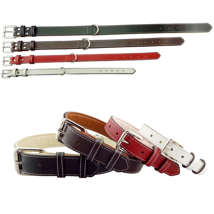 Leather Pet Dog Collar Pet Products Big Dog Collar, Size: M, 2 * 42cm, Size: M