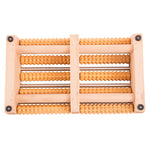 Thickened Large Non-slip Five-row Solid Wood Roller Foot Massager