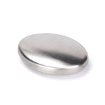 Portable Cleaning Stainless Steel Oval Hand Soap Eliminating Odour Remover, Random Style Delivery, Oval