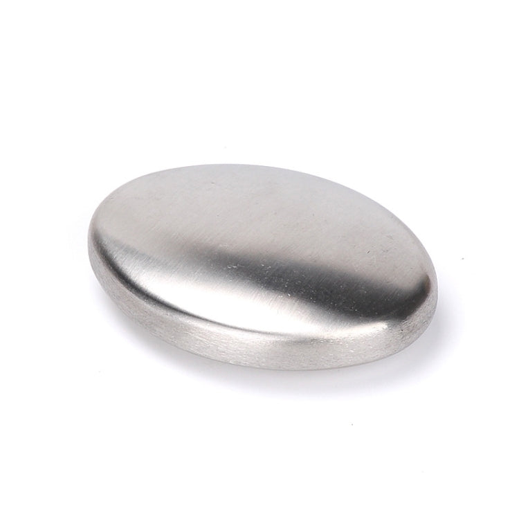 Portable Cleaning Stainless Steel Oval Hand Soap Eliminating Odour Remover, Random Style Delivery, Oval