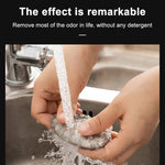 Portable Cleaning Stainless Steel Oval Hand Soap Eliminating Odour Remover, Random Style Delivery, Oval