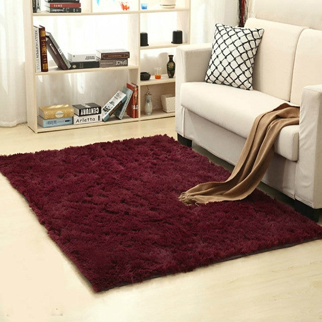 Bedroom Living Room Warm Faux Plush Carpet Floor Fluffy Soft Mat, Size：200x400cm, 200x400cm