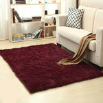 Bedroom Living Room Warm Faux Plush Carpet Floor Fluffy Soft Mat, Size：200x400cm, 200x400cm