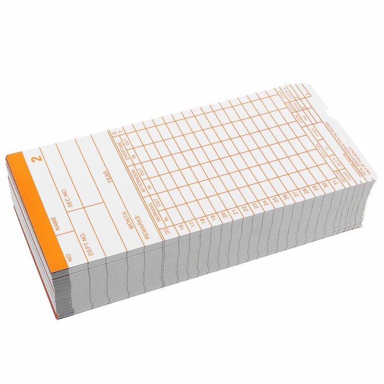 90 PCS Paper Time Card, Paper Time Card