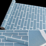 Mediterranean Brick Creative 3D Stone Brick Decoration Wallpaper Stickers Bedroom Living Room Wall Waterproof Wallpaper Roll, Size: 45 x 1000cm, Mediterranean brick