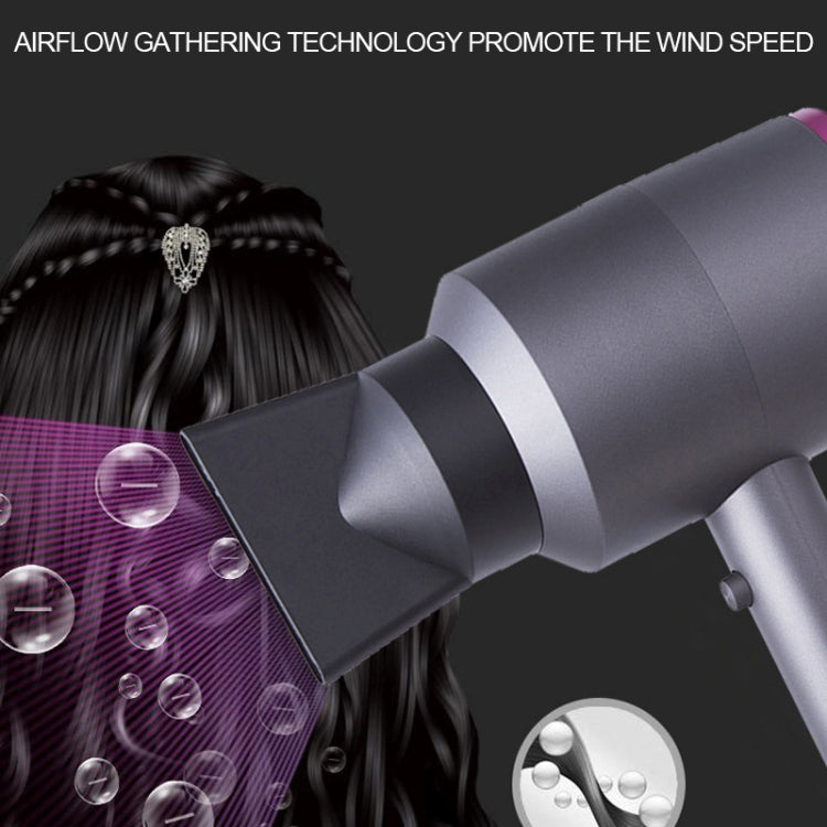 Household High-power Silent  Blow Dryer,Constant Temperature Hot and Cold Negative Ion Hair Drier, EU Plug, EU Plug