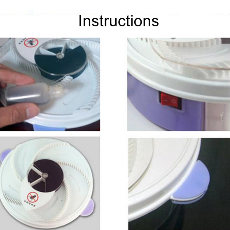 Electronic Automatic Fly Hunter, Environmental Protection Kill Fly, Automatic Fly Hunter White