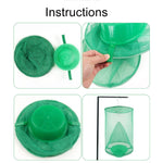 3pcs Folding Hanging Automatic Fly Hunter, Induced Fly Cage, Fly Cage