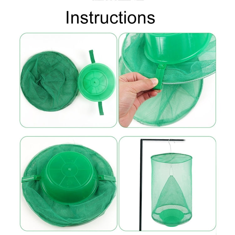 3pcs Folding Hanging Automatic Fly Hunter, Induced Fly Cage, Fly Cage