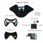 FG-MA-02 Halloween Mask Voice Control LED Cold Light Terror Cosplay Mask, FG-MA-02