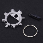 Multi-function Portable Outdoor Key Chain Screwdriver Bicycle Repair Tools, Screwdriver (Silver), Screwdriver (Black)