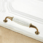 5025_128 Ceramic Crack Closet Cabinet Handle Pitch: 128mm, 5025_128